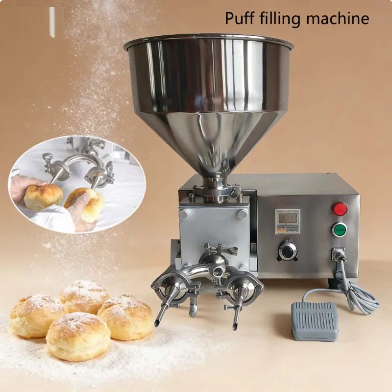 

Коммерческая настольная многофункциональная машина для наполнения шоколадным кремом пирожных, кремом для тортов и хлеба, для пекарни