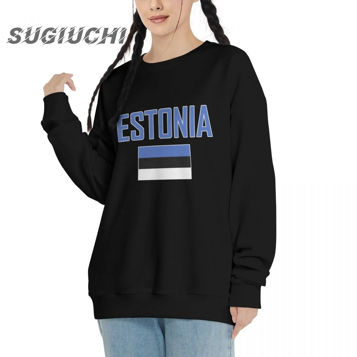 Cotton 6XL ESTONIA Country Flag With Letter Men Unisex Hoodie Sweatshirt Women Hip Hop Streetwear Tracksuit Clothing