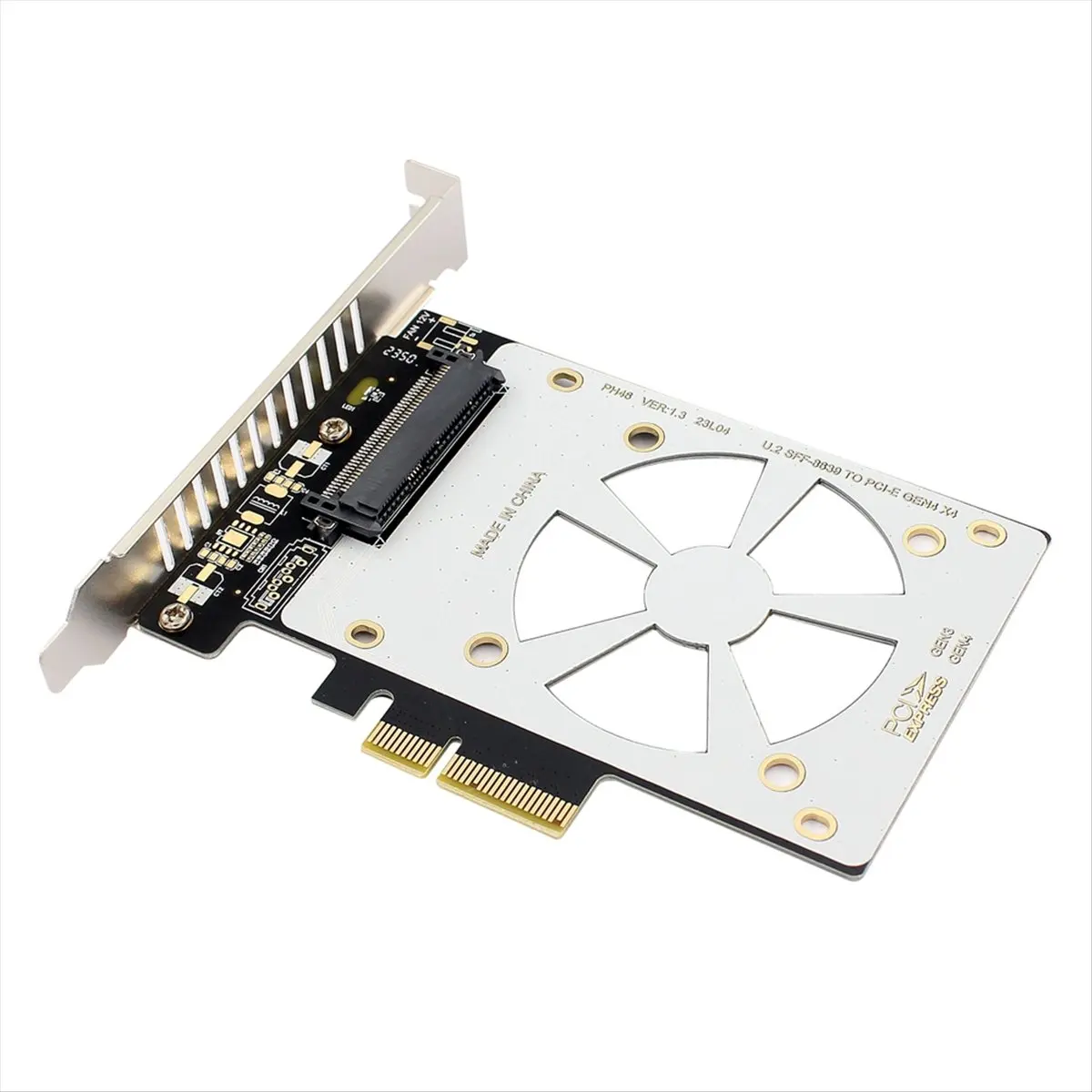 A59E U.2 to PCIE Adapter PCI Express 3.0 X4/X8/X16 to SFF-8639 U.2 Adapter for 750 2.5 Inch NVMe PCIE U2 SSD SATA SSD Adapter