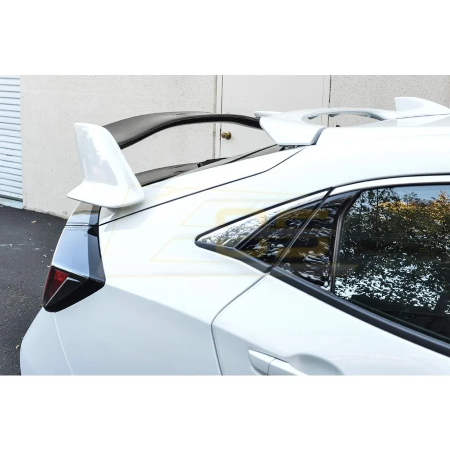 استبدال غطاء صندوق السيارة الخلفي الجناح المفسد ل 20162021 هوندا سيفيك هاتشباك FK4 FK7 JDM نوع تصميم نمط مع ABS البلاستيك Cons #4