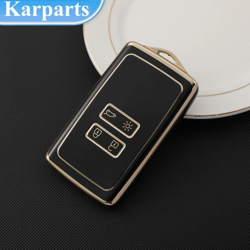 

New TPU Car Remote Key Case Cover Shell For Renault Koleos Captur Megane Clio Scenic Talisman Arkana For Dacia Sandero Card Fob