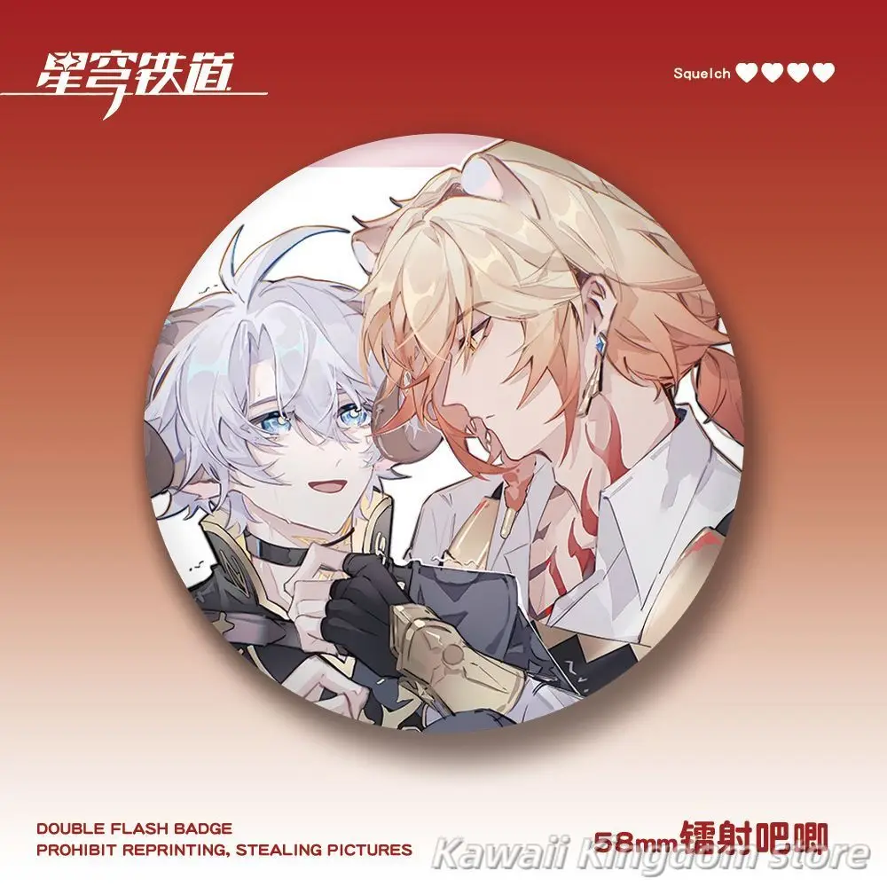 هونكاي: ستار السكك الحديدية Mydei Phainon زر دبوس لطيف أنيمي شخصية الكرتون بروش شارة لحقيبة الظهر اكسسوارات ديكور المشجعين