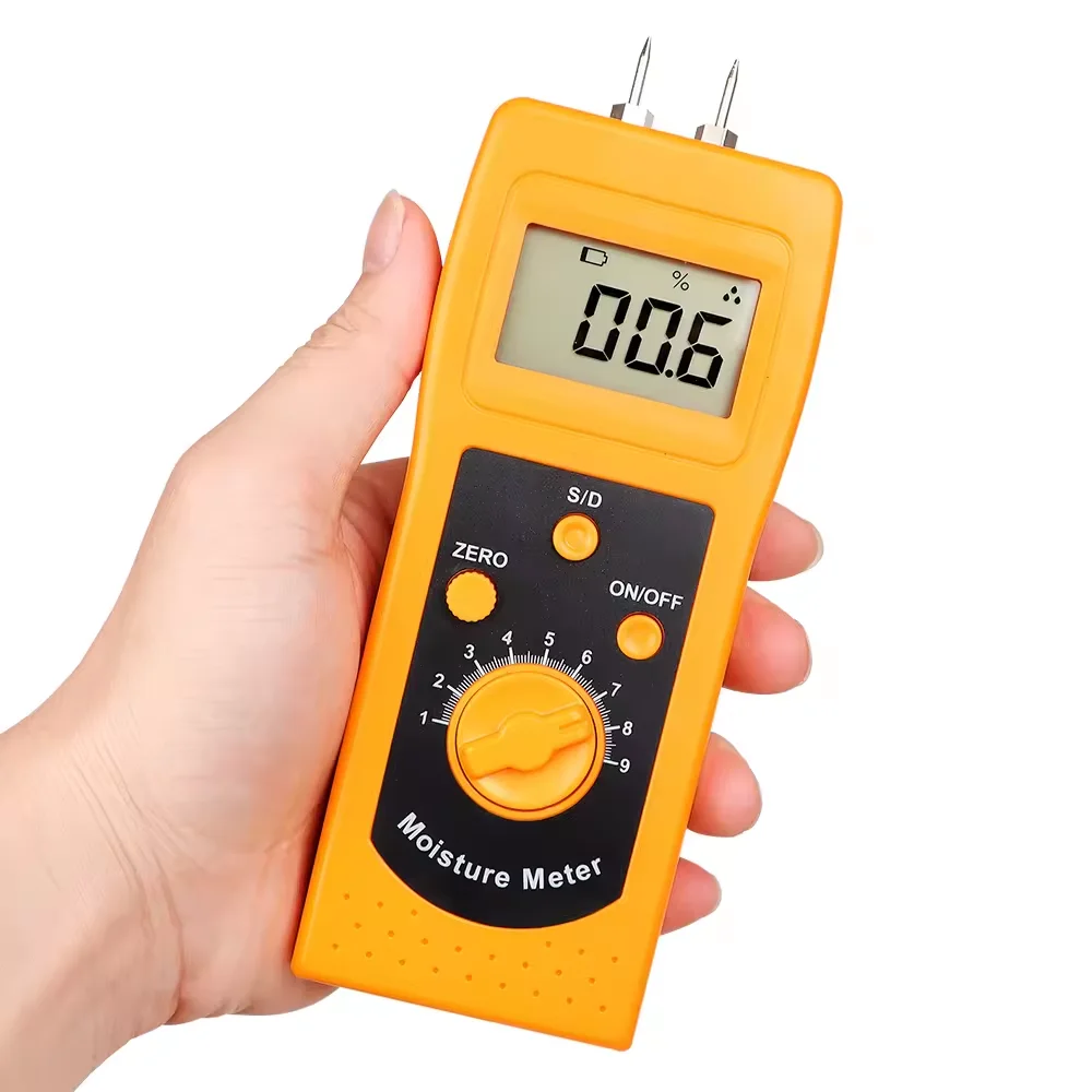 

Портативный гигрометр DM300R, измеритель влажности мяса, анализатор с двойным датчиком