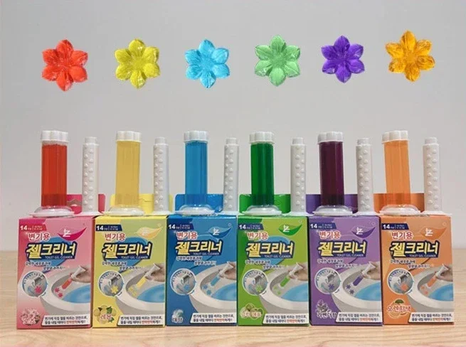 Toilet cleaner upgrade toilet flower toilet deodorizing home cleaning gel variety of fragrances optional.