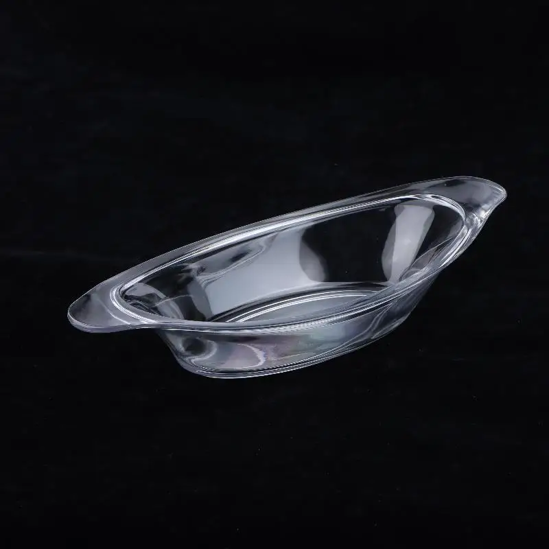 Banana Split Bowls Acrylic Serving Plates Food Storage Container Sundae Serving Dish Ice Cream Sundae Bowl For Fruit Vegetable
