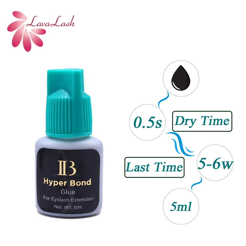 Korea IB Ibeauty Kleber 0,5s Schnelltrocknender Wimpernverlängerungskleber 5ml Original Starker Wimpernkleber Haltbarkeit 5-6 Wochen 20 Flaschen – Detail 1