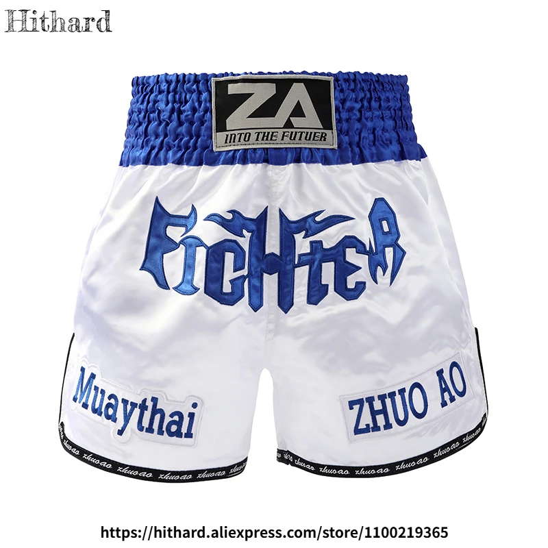 Muay Thai Shorts Classic Thailand Boxing Shorts Men Women Kids Professional Gym MMA Sparring Thaiboxing Kickboxing Fight Pants