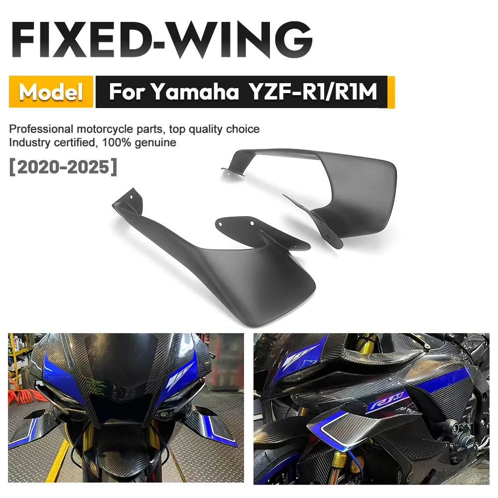 NEW Motorcycle Aerodynamic Wing Kit R3 WINGLETKIT For Yamaha YZF-R1 2022-2025 Side Wing Fixed Wing Spoiler Fairing Accessories