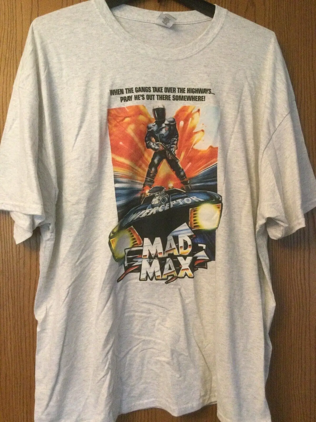 Mad Max Gray T Shirt 3XL