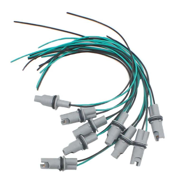 10Pcs T15 T10 168 194 W5W Female Socket Adapter 30cm Extension Wire Socket Wiring Harness Plug Connector For Car T10 LED Bulbs