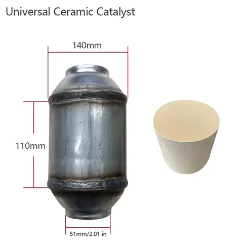 삼원 촉매 변환기 (가스 차량용) 고성능 스포츠 세라믹 범용 400 600 유닛 고유량 촉매