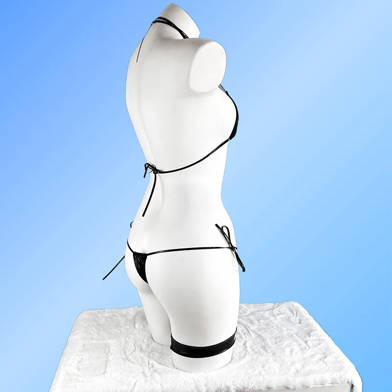 بدلة أنيمي نيجي تأثيري للنساء ، بذلة جلدية ، بيكيني ملابس السباحة ، فتاة لهب ساخن ، ملابس السباحة ، ملابس السباحة ، Succubus