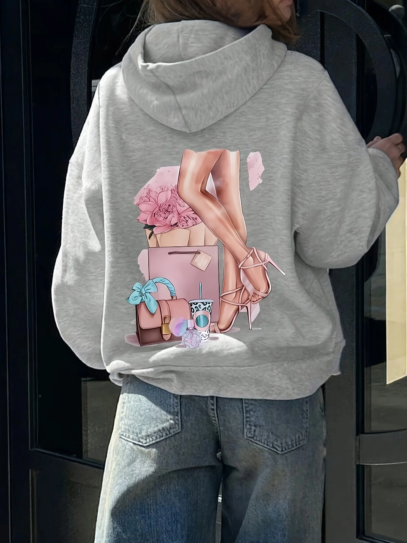 

Graphic Printing Autumn and Winter Pure Cotton Men's and Women's Hoodies Casual Outdoor Street Sports Training Brand Trend