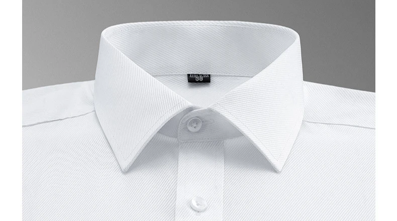 8XL Work Men's Shirt Long Sleeve Easy Care Social Formal Office Wear Classic White Shirts Men Long Sleeve Slim Fit Camisa Social