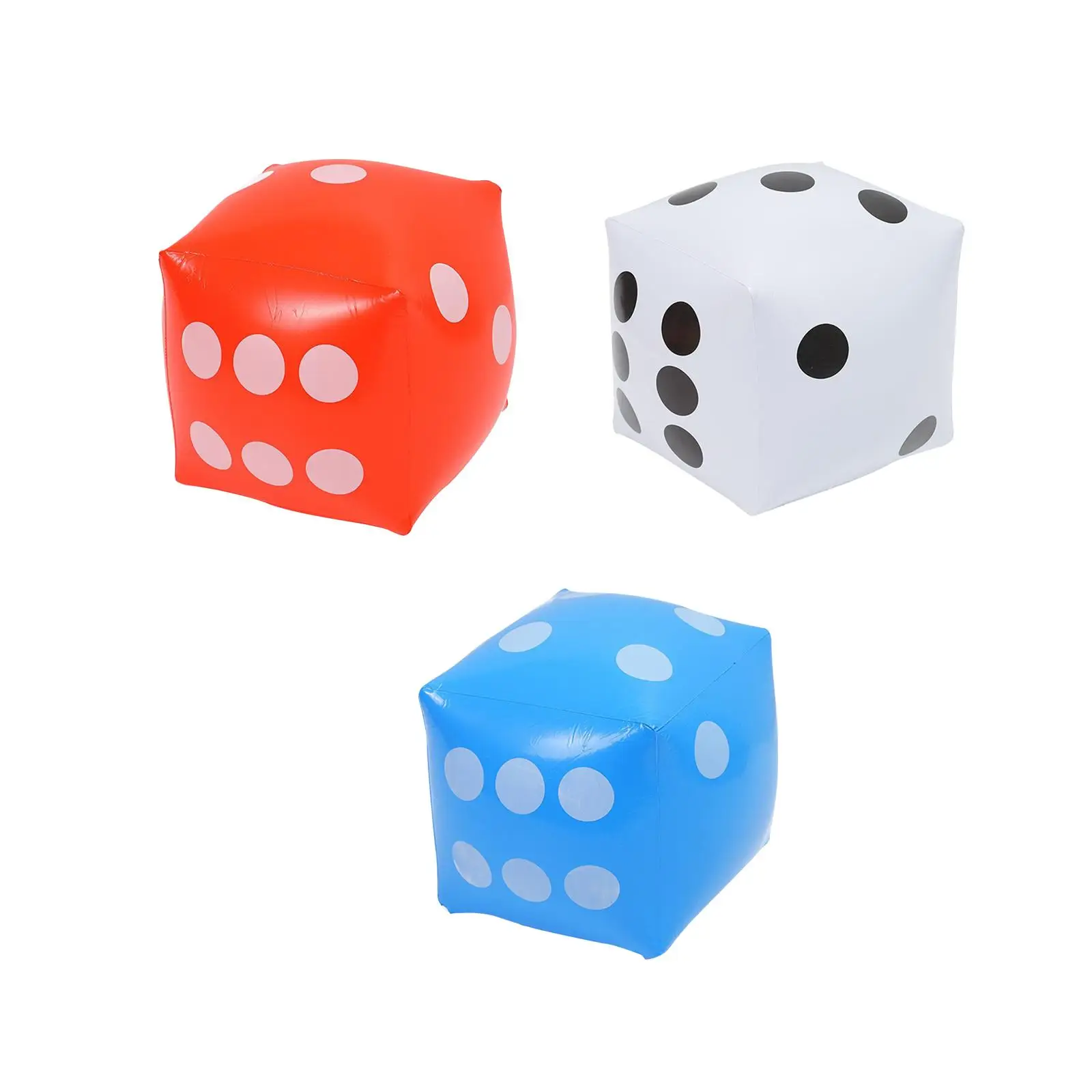 Inflatable Toys Dice Fun Game Props Dice for Party Favor Indoor Outdoor Game