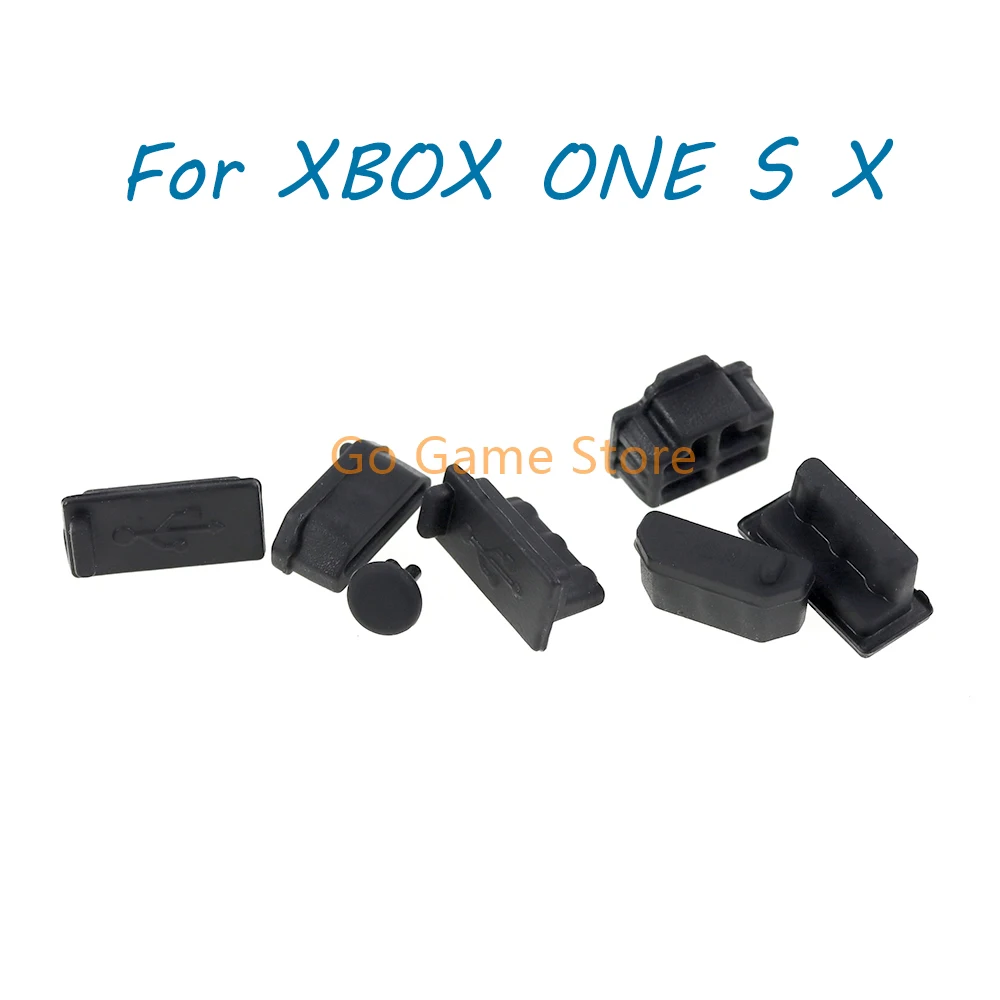 1set For XBOXONE Slim Gaming Console Silicone Dust Proof Pack Kits Dust Protective Cover Case Jack Stopper For Xbox One S X