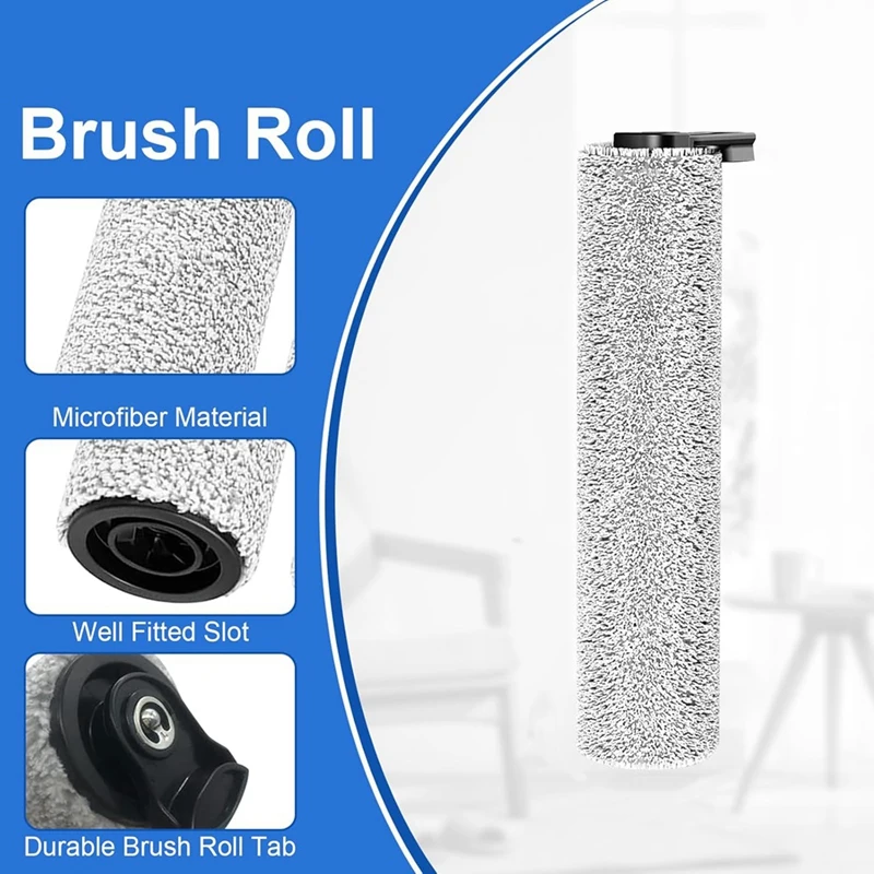 AT17 Brush Roller and Filter for Tineco Floor ONE S5 Steam Floor Scrubber Accessories Cleaner Replacement Parts