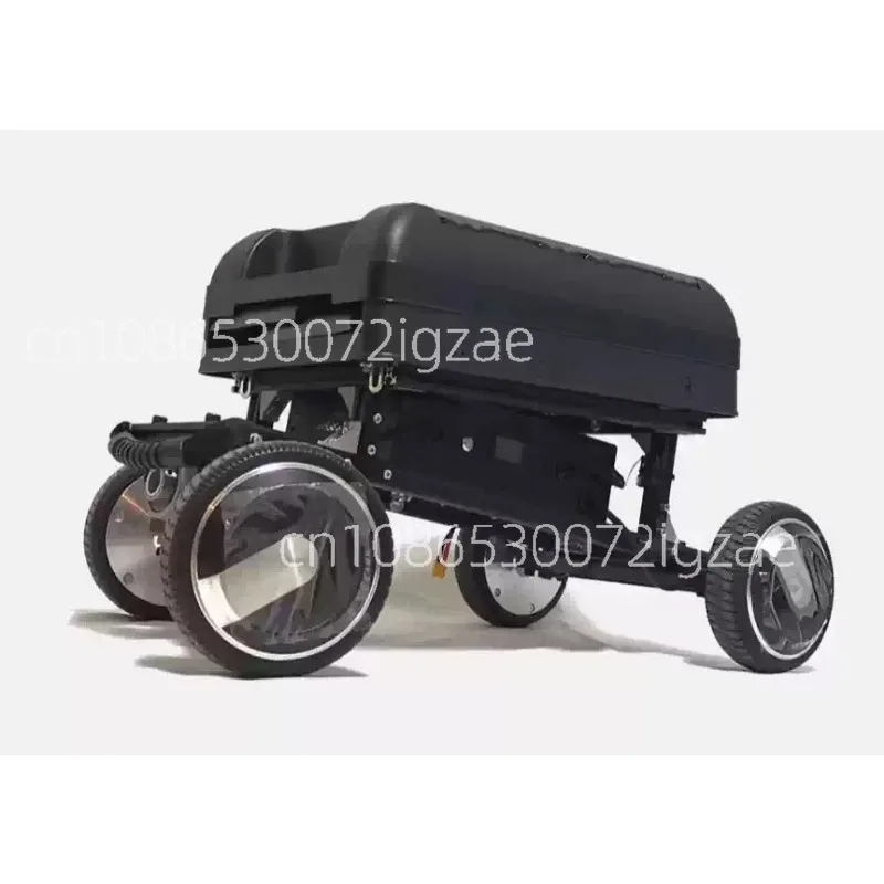 Electric Manned Camping Trolley Portable Folding Remote Controlled Automatic Robot Trolley Storage Transport Outdoor Tools
