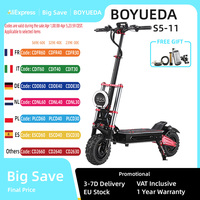 BOYUEDA S5 Electric Scooter 3000W*2 Motor 60V38AH With Smart App Off-road Tire E-Scooters City Foldable Escooters For Adult