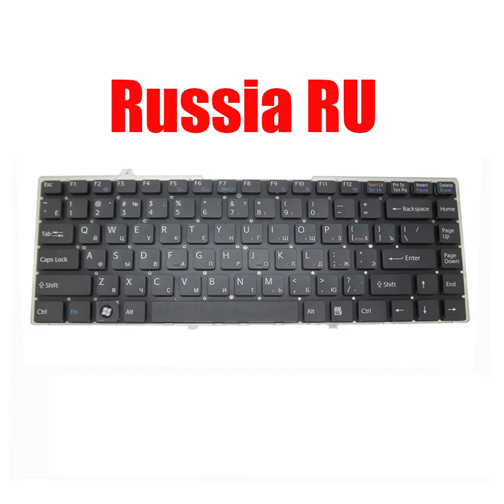 Clavier d'ordinateur portable US RU pour SONY VGN-FW VGN FW 148084182 81-106-57 31105002 148084142 148084162 148084721 AR CA KR TW Nouveau