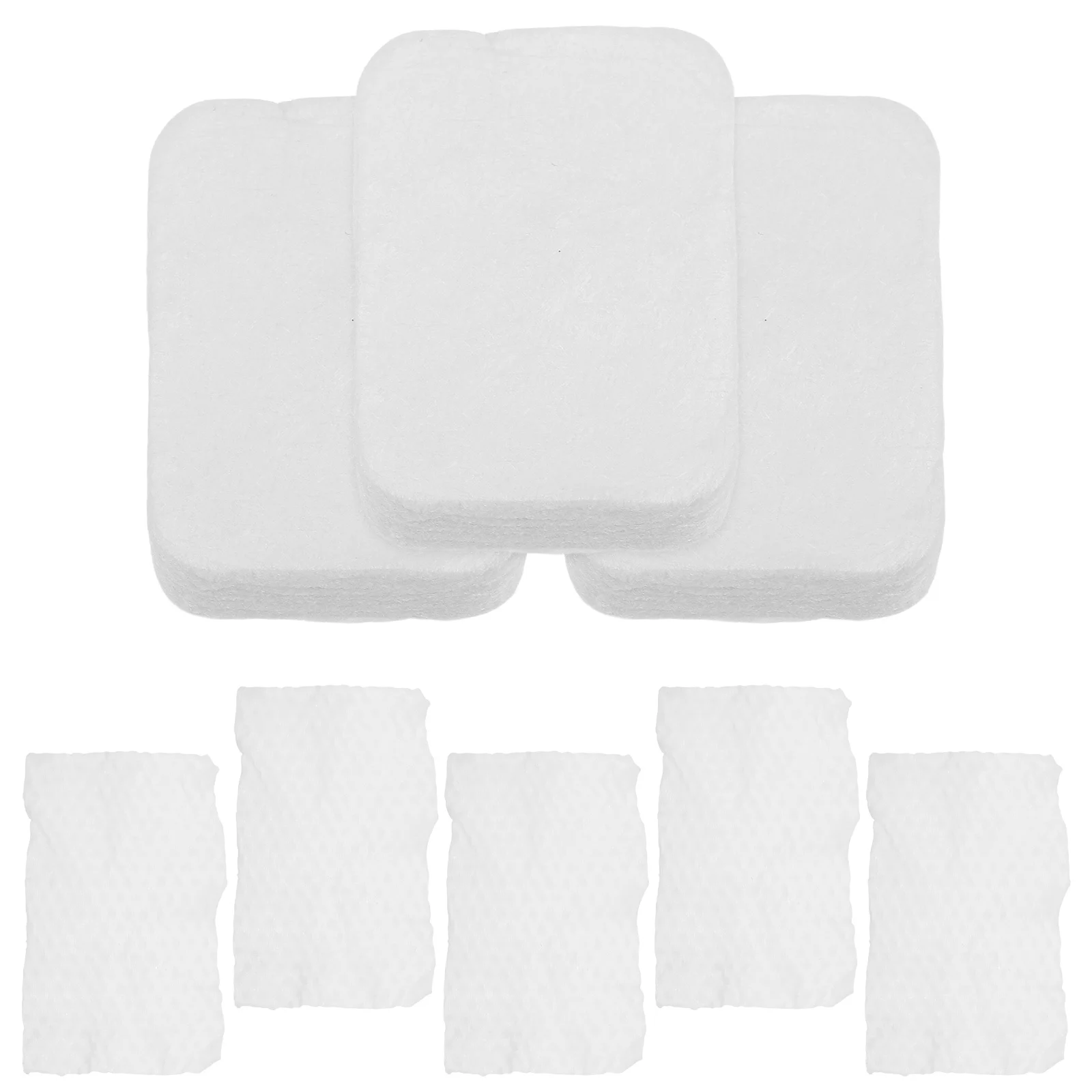 

8Pcs Thickened Pearl Pattern Cotton Pads Makeup Remover Facial Cleansing Soft Cotton Squares for Daily Skin Care Nail