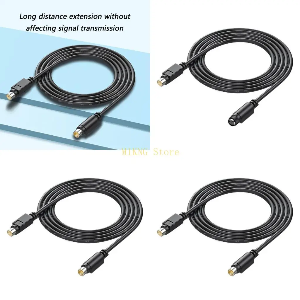 

Fast Speed MD8 8PIN PLC Programming Cable With Copper Conductors 1M/2M Flexible Industrial Data Link best sale