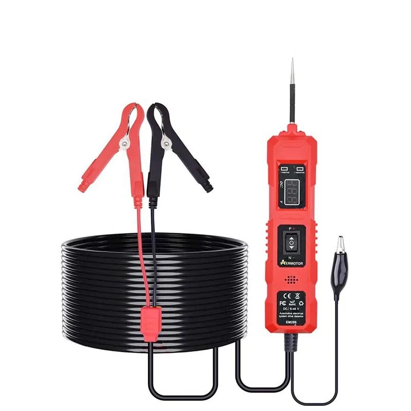 6-36V Automotive Circuit Tester Automotive Electrical System  EM286 Multi-Function Drive  Automotive Electrical Circuit Tester