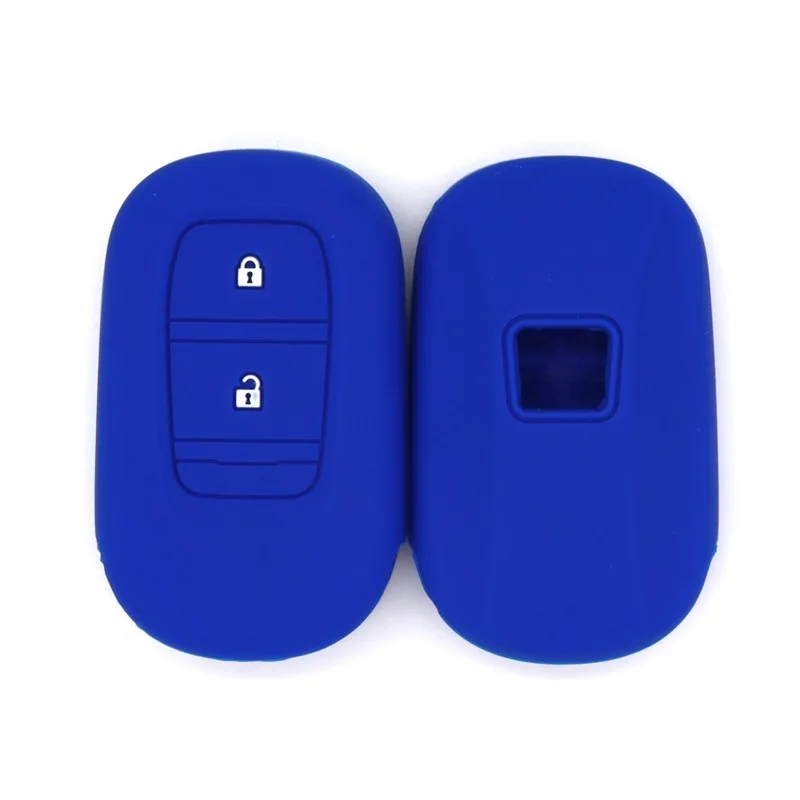 حافظة مفاتيح السيارة من السيليكون لـ 11th Gen Honda Civic/Accord/CR-V/C-HR/Jade -2-زر مفتاح ذكي مناسب، غطاء حماية ملحقات الديكور