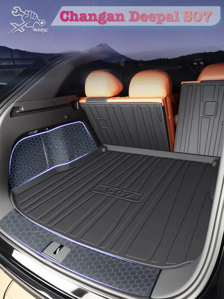 

Для Changan Deepal S07 2023-2025 Коврик в багажник автомобиля на заказ Всесезонный коврик в багажник 3D-образный лазерный измерительный коврик в багажник