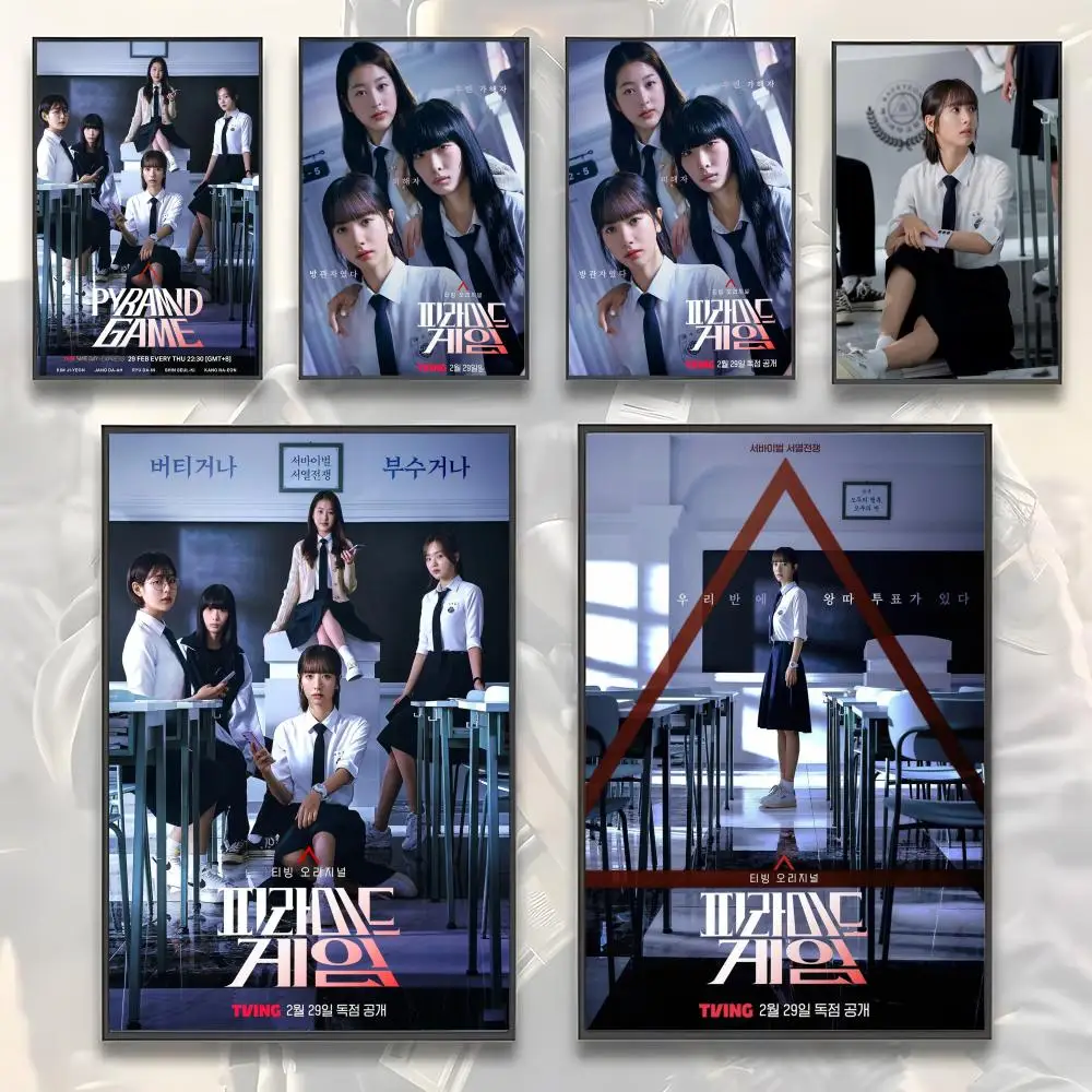 P-Pyramid Game Idol Drama Poster Sticky Wall Art Printing Waterproof Home Living Bed Room Aesthetic Decor