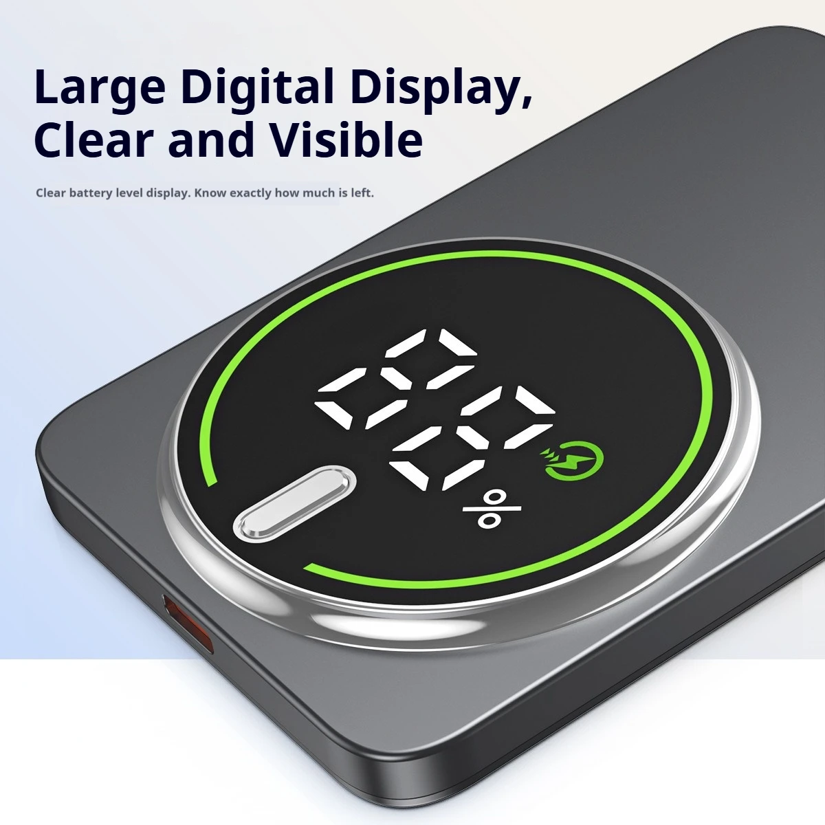 CCC 20000mAh Magnetic  Power Bank Ultra Thin Portable Certified Super Fast Charging LED Display Pack for MagSafe