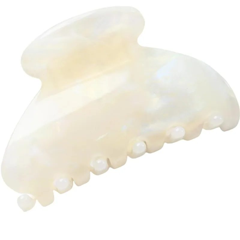 

Заколки для волос ручной работы из целлулоидного ацетата во французском стиле, имитация черепахового панциря, роскошные модные аксессуары, заколка-краб для женщин