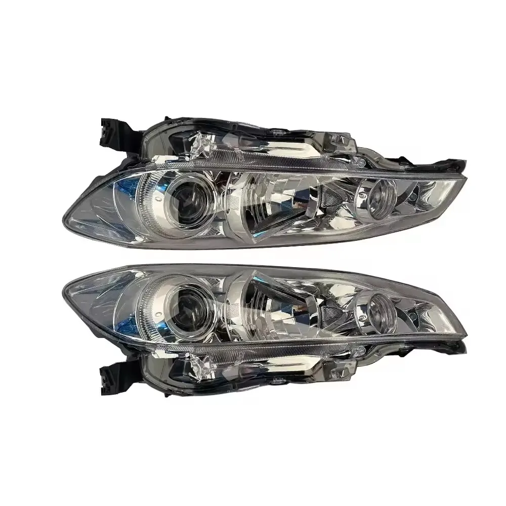 A Pair Headlights For Toyota Wish  AE20 ZGE20W 81185-68080 2009 to 2012 Lens Head Lamp