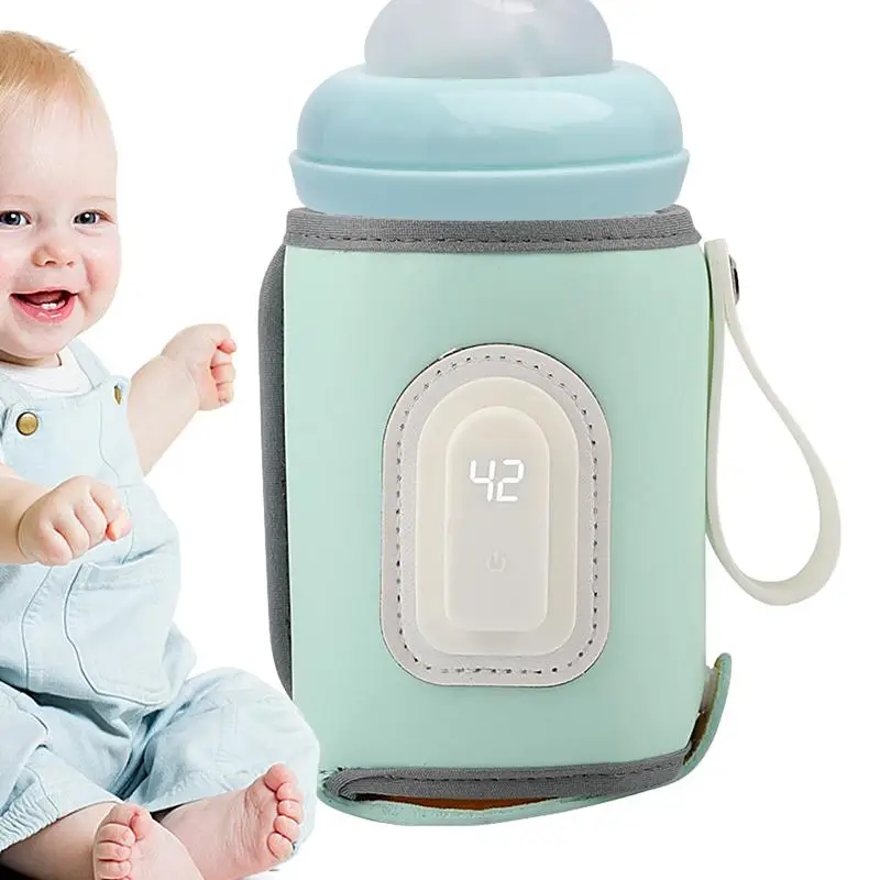 

USB Milk Bottle Warmer Infant Bottle Portable Heat Keeper Formula Milk Travel Heating Sleeve For Baby Nursing Bottles