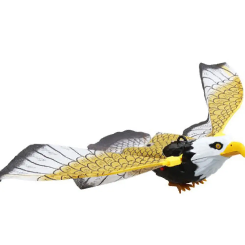 

Electric Suspension Wire Eagle Luminous Bird Repellent Hanging Eagle with Music Flying Bird Scarer