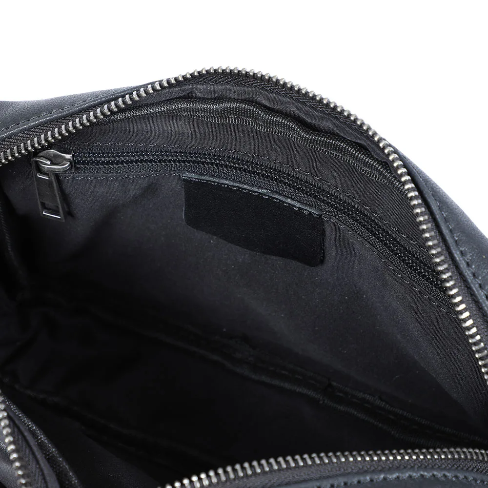 S.WORKER Premium Echtleder Herren-Brusttasche Modische Vollnarbenleder-Umhängetasche für Männer Schultertasche Sling Bag – Detail 23