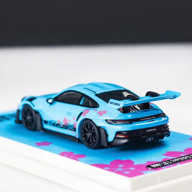 TM 1/64 Porsche 992 GT3 ฿โลหะผสมของเล่นโลหะ Diecast รุ่นของขวัญ