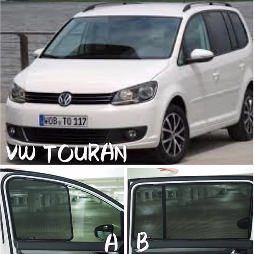 

Для Volkswagen VW Touran 1T 2003-2015 Магнитный автомобильный солнцезащитный щиток, лобовое стекло, шторка, заднее боковое детское окно, солнцезащитный козырек