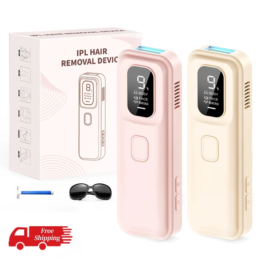 

IPL Hair Removal 999900 Flashes Laser Paliness Hair Remover Women Men,9 Energy Gears,Home Whole Body Treament Device