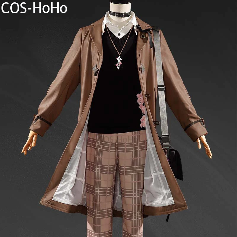 COS-HoHo Vtuber Shoto Shxtou Game Suit Gorgeous Cool Handsome Uniform Cosplay Costume Halloween Party Role Play Outfit Men S-XXL