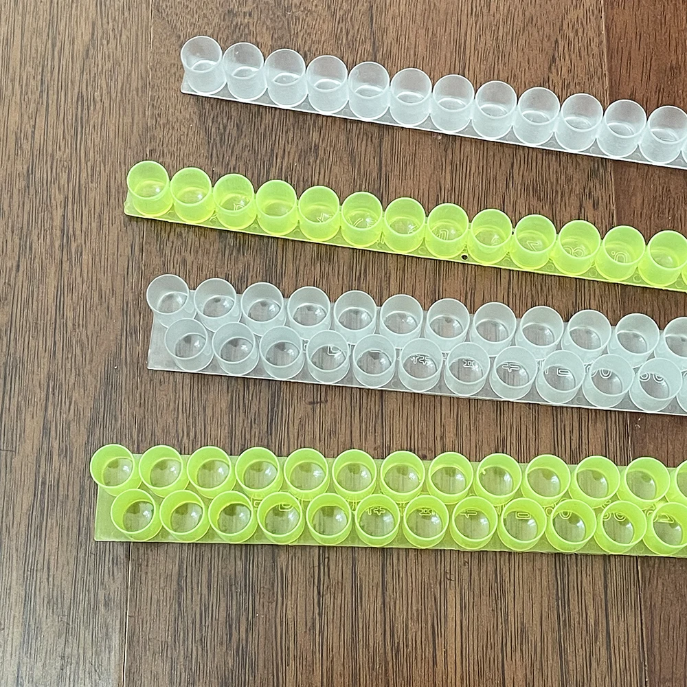 10Pcs Single Row/Double Row Royal Jelly Strips Spatula Obtaining Collector Extract Or Harvest Plastic Beekeeping Apiculture