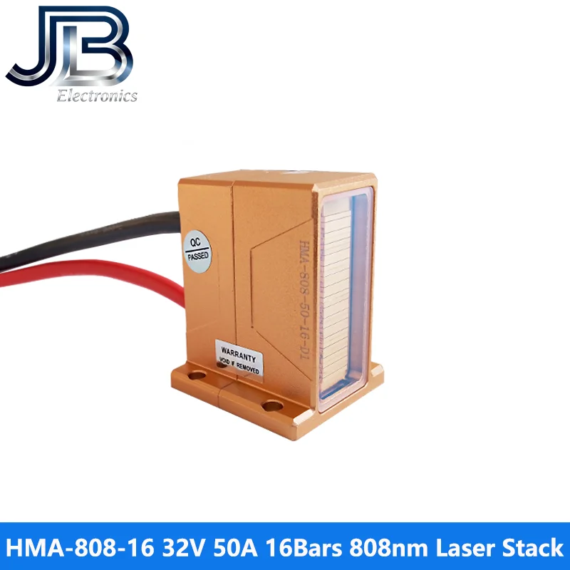 HMA-808-16 800W 16Bars 32V 50A 808nm كومة الليزر لإزالة الشعر #1