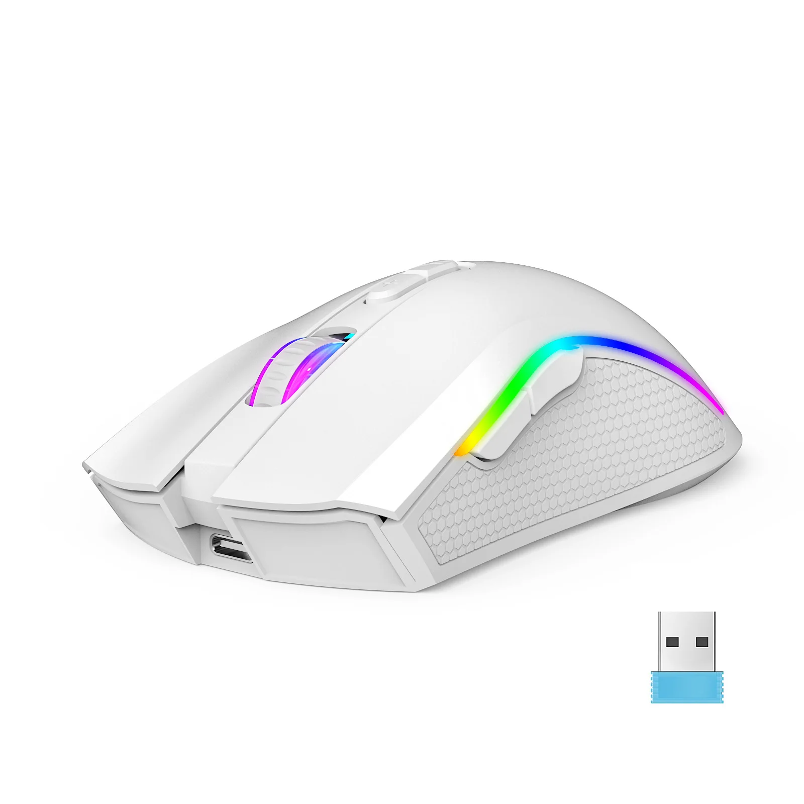 

New Macro Programming RGB Light-up Gaming Mouse Gaming Wired Mouse 6 Levels Dpi Adjustable 7200dpi