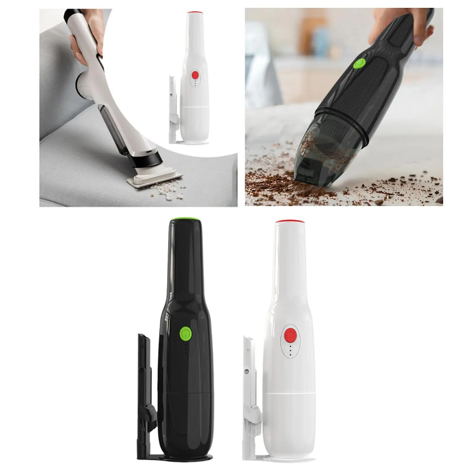 Generic Car Handheld Vacuum, Compact, Portable Vacuum Crevice Vacuum for Home Car