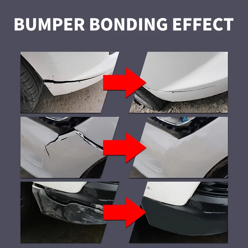 Car Plastic Adhesive - Exterior Body Repair Glue, Bumper Hardener, Strong Adhesive for Lights and Rearview Mirrors, Quick-Drying Anti-Corrosion Fixative image 5