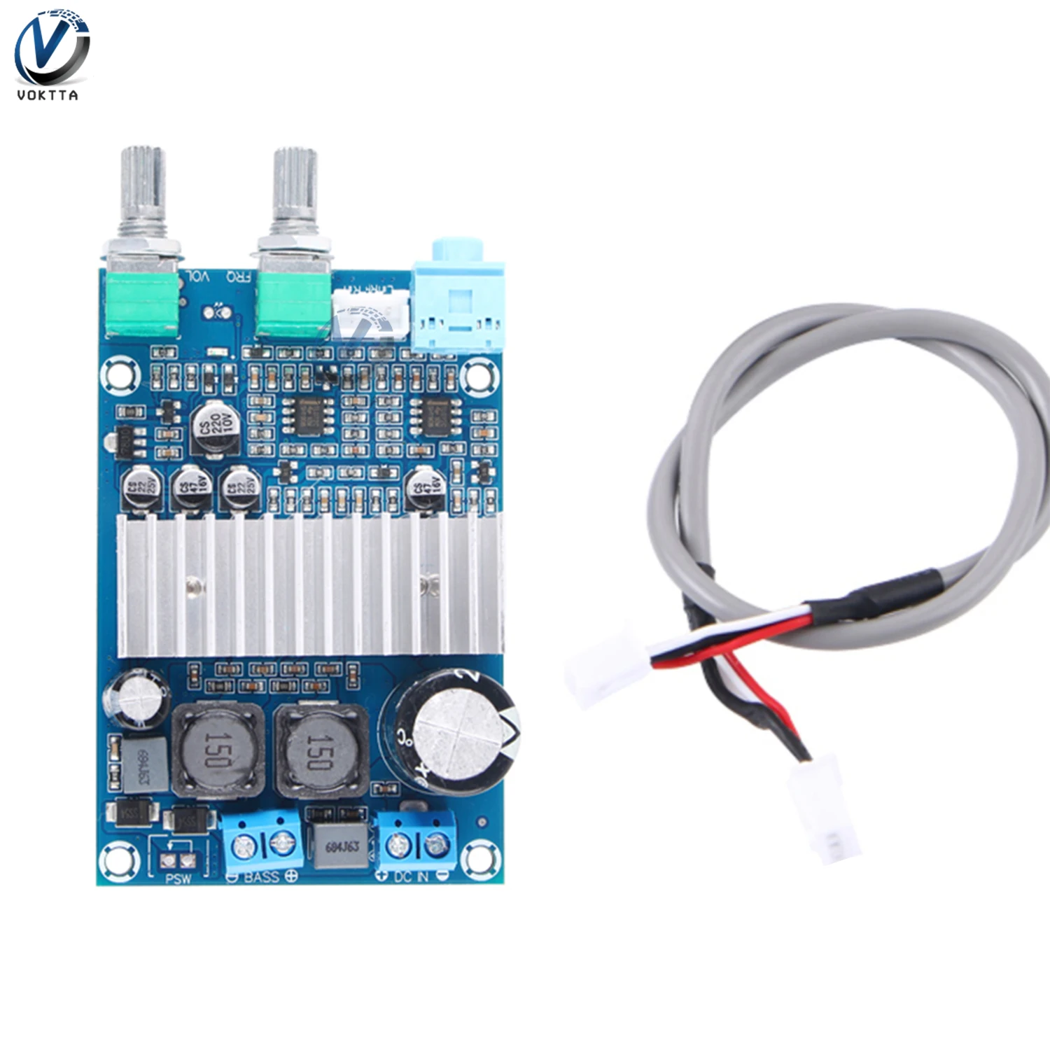 TPA3116D2 płyta wzmacniacza subwoofera klasy D stereofoniczna płyta wzmacniacza mocy audio DC 12-24V cyfrowe wzmacniacze audio głośniki