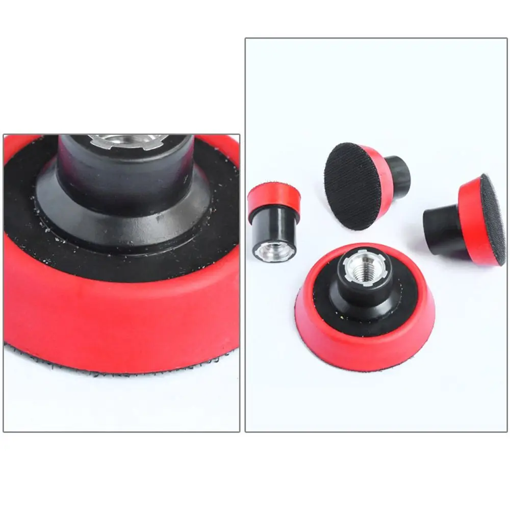 Cuscinetto di supporto per piastra da 30 mm/50 mm/75 mm Piastra per lucidatura con gancio in PU Supporto per tampone abrasivo autoadesivo resistente all'usura