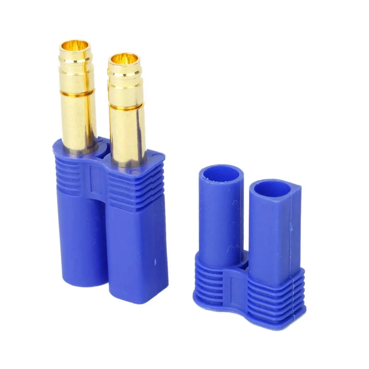 AA26P 10 Pasang Konektor EC2 Pria Wanita 2.0Mm Steker Pisang Peluru Emas untuk RC ESC Baterai Lipo Motor Listrik