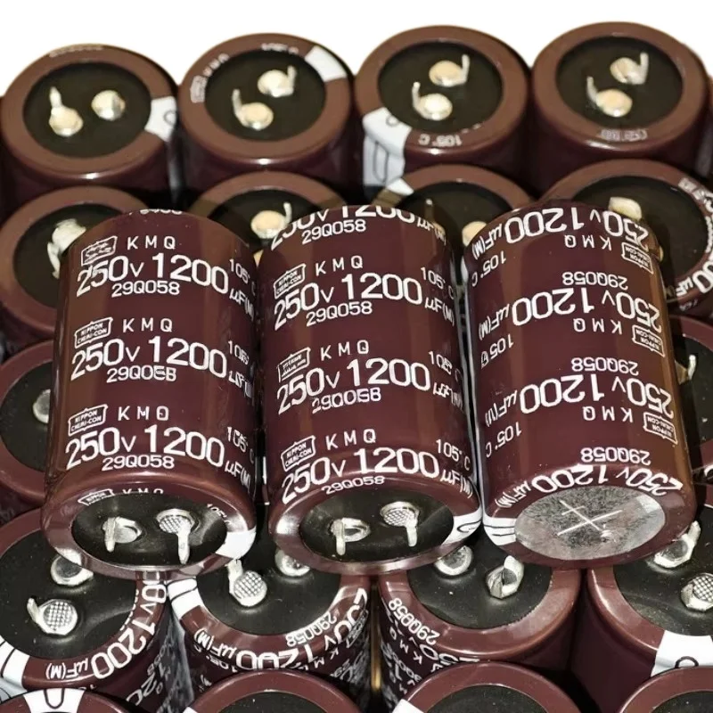 2PCS Chemical Black Diamond Capacitor 250V 1200UF 30X45 KMQ Replacement for 250V 1000UF