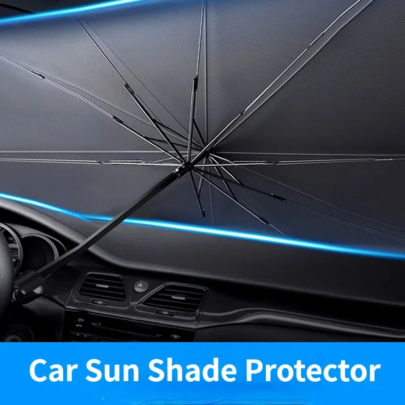 Car Sun Shade Protector Parasol Auto Front Window Sunshade Covers Car Sun Protector Interior Windshield Protection Accessories